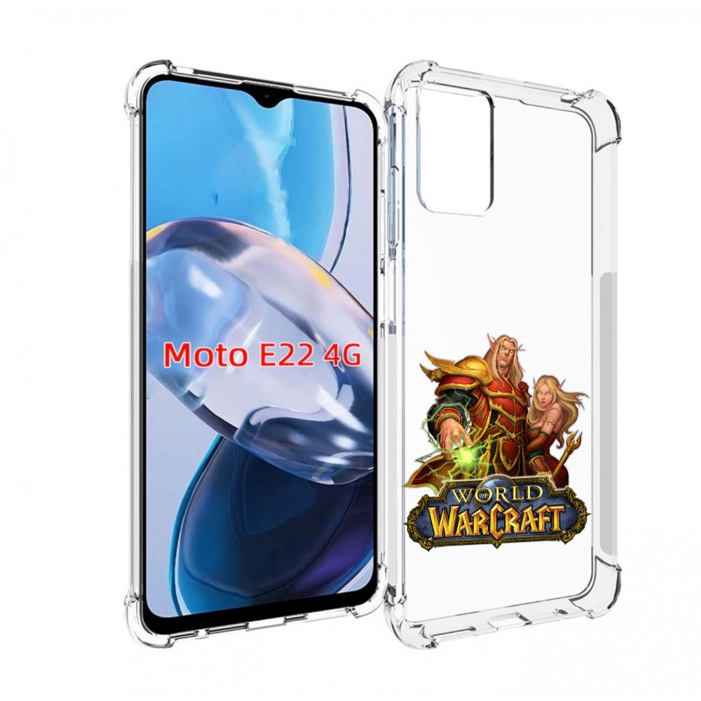 

Чехол MyPads варкрафт2 для Motorola Moto E22 4G / E22i 4G, Прозрачный, Tocco