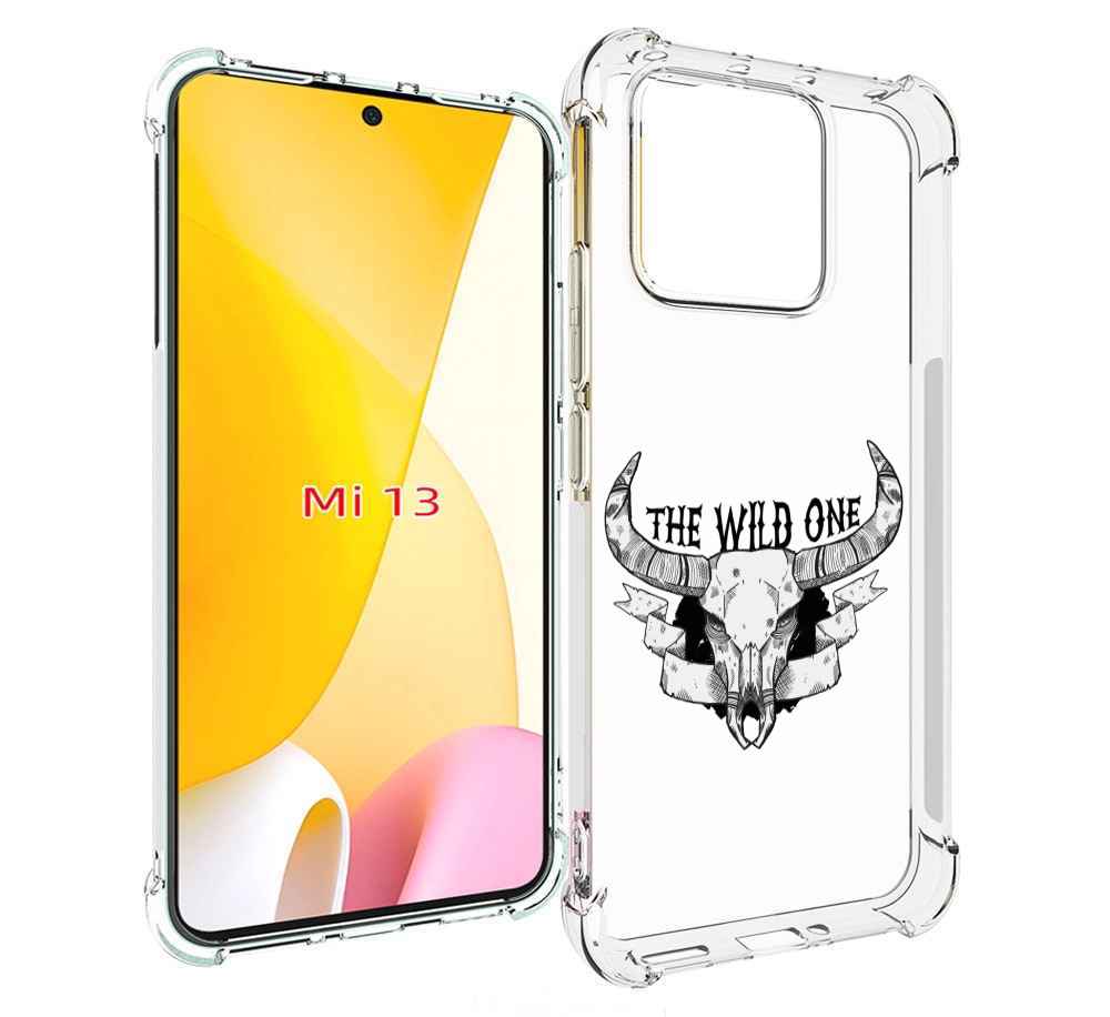 

Чехол MyPads рогатый-череп-оленя для Xiaomi 13, Прозрачный, Tocco
