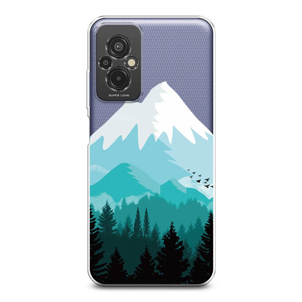 

Чехол на Xiaomi Redmi 11 Prime 4G "Синяя снежная гора", Белый;голубой, 316850-2