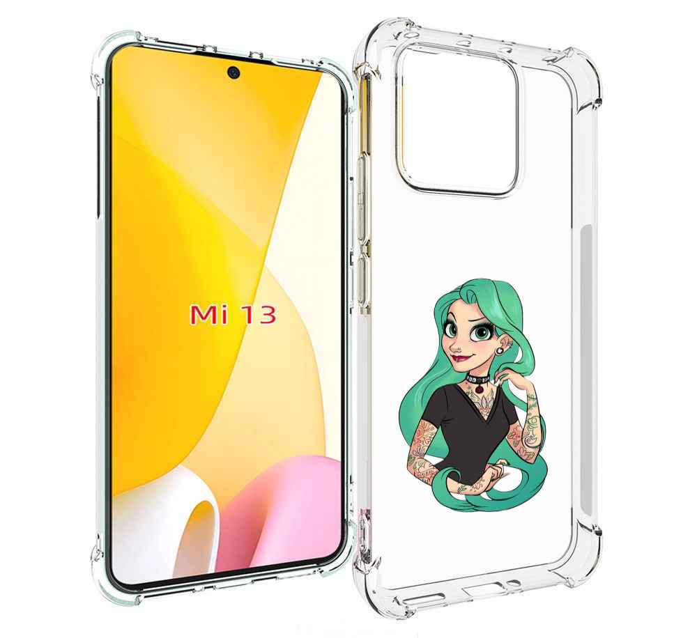 

Чехол MyPads рапунцель-в-тату женский для Xiaomi 13, Прозрачный, Tocco