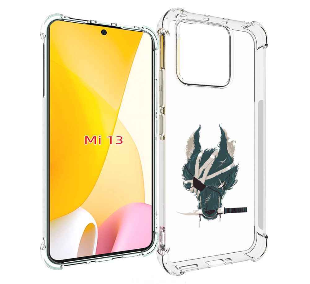 

Чехол MyPads волк-разбойник для Xiaomi 13, Прозрачный, Tocco
