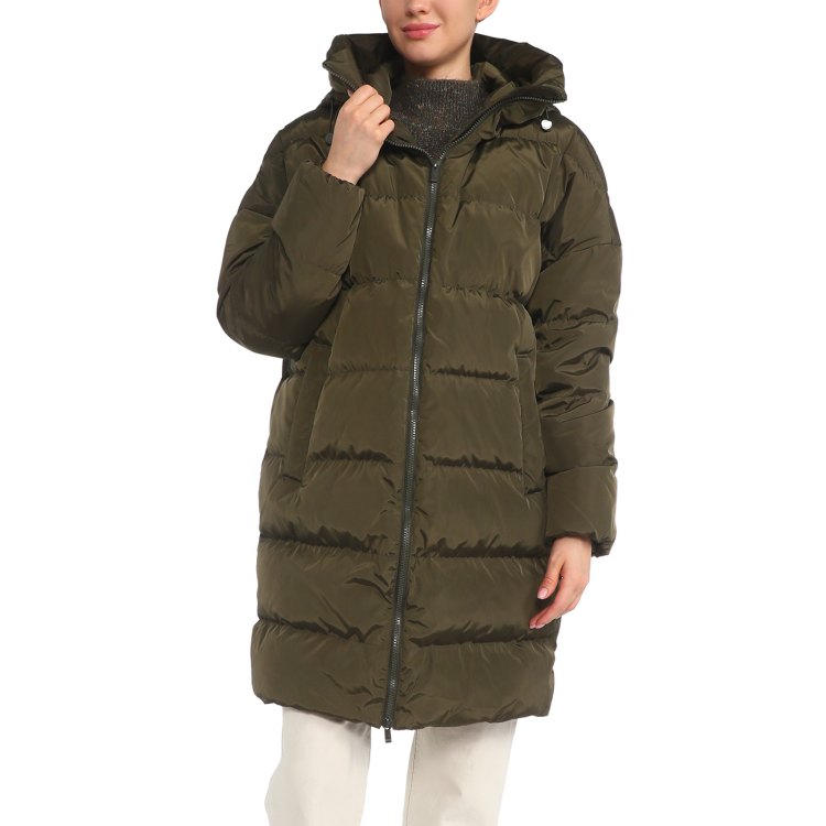 

Пуховик женский Maison David MLY006 хаки M, MLY006