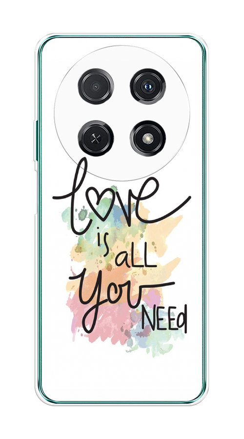 

Чехол на Huawei Nova 12i "Love is all you need", Белый;черный;зеленый, 6123950-1