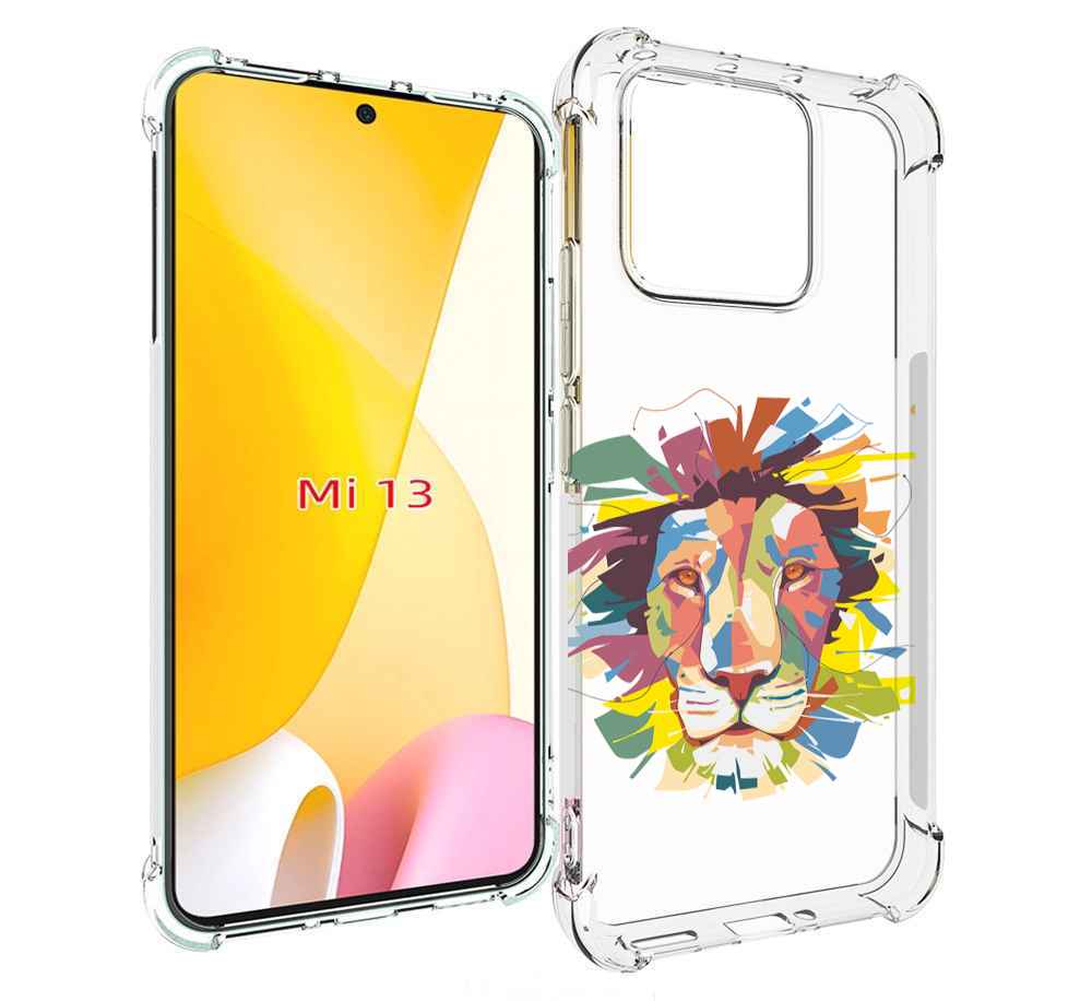 

Чехол MyPads разноцветный-лев детский для Xiaomi 13, Прозрачный, Tocco