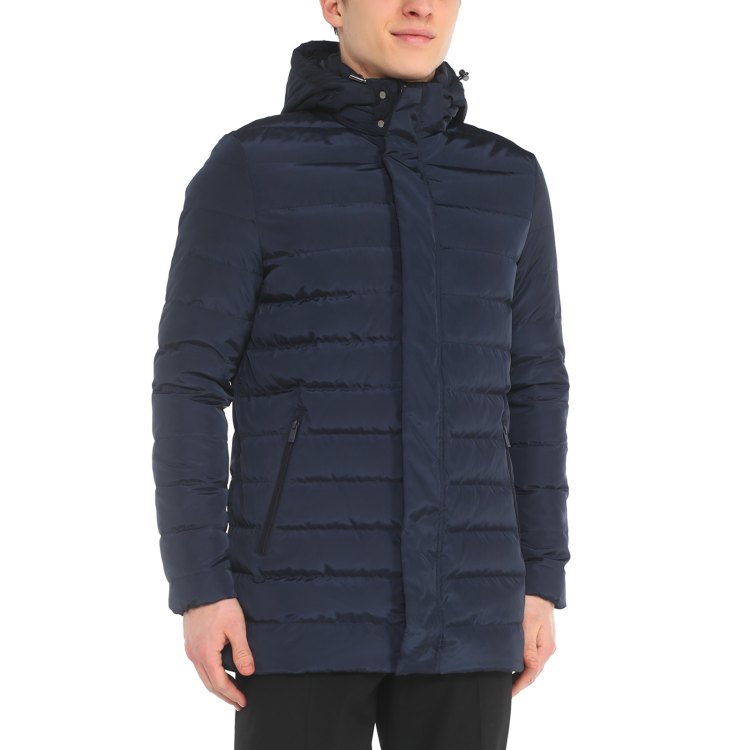 

Пуховик мужской Maison David MLY003 синий M, MLY003