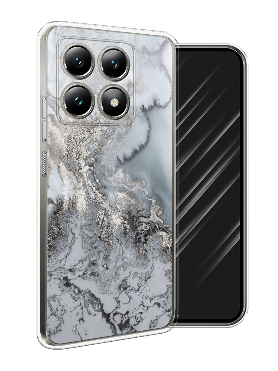

Чехол Awog на Xiaomi 14T "Морозная лавина серая", Серый;серебристый, 322850-1