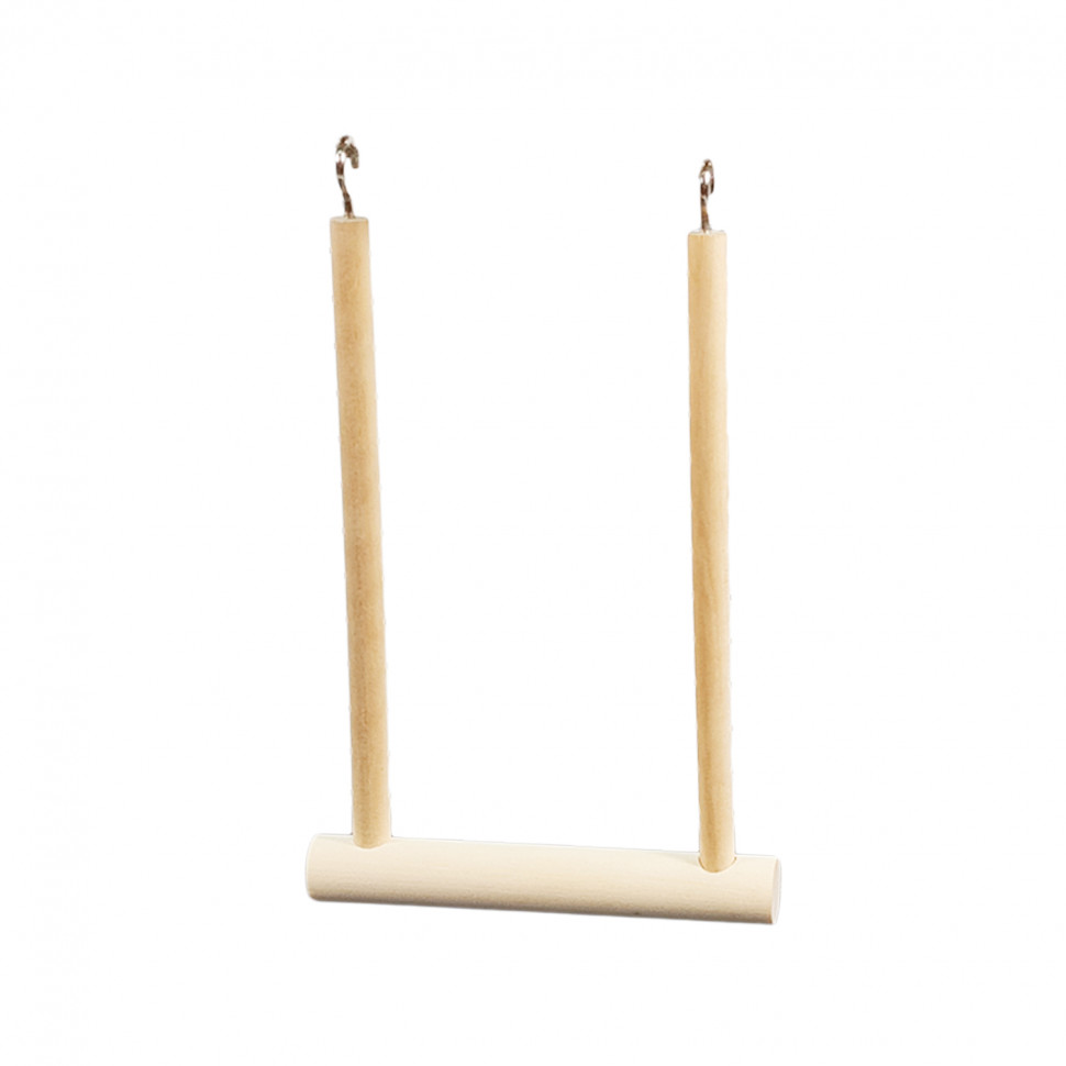 фото Игрушка для птиц качели подвесные petstandart, размер 12x14х2см