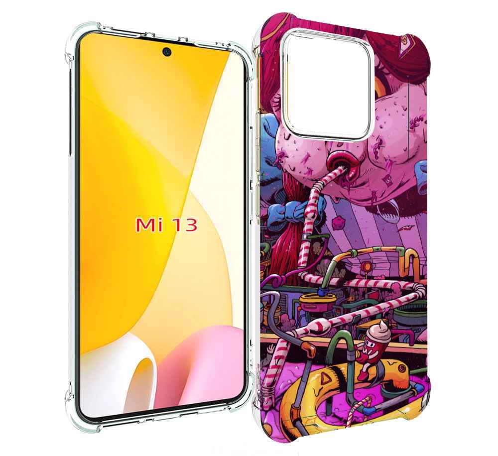 

Чехол MyPads прикольная сладкая картинка для Xiaomi 13, Прозрачный, Tocco