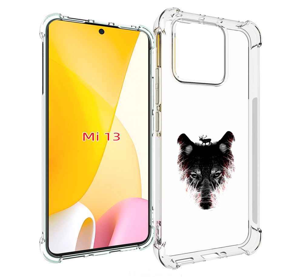 

Чехол MyPads волк в траве для Xiaomi 13, Прозрачный, Tocco