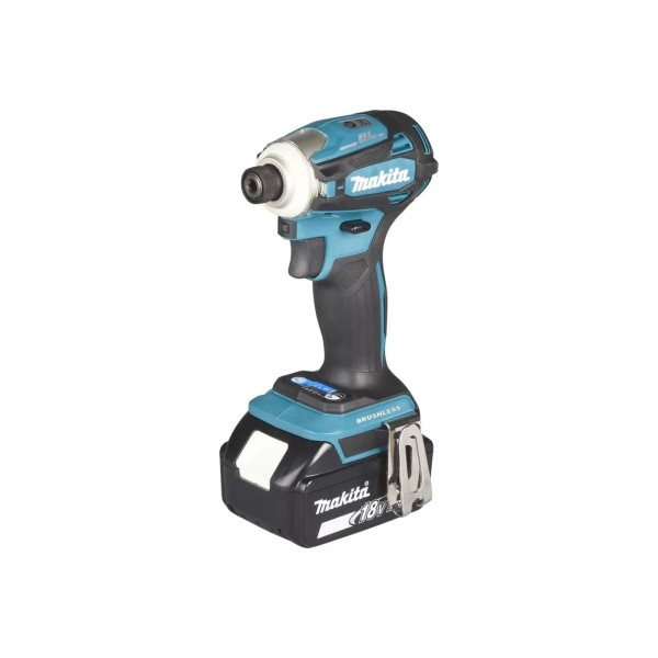 фото Аккумуляторный ударный шуруповерт makita lxt, 18 в, 180 нм, dtd172rtj