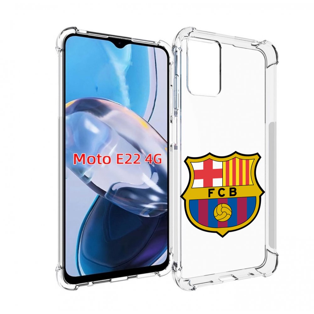 

Чехол MyPads ФК FCB Барселона для Motorola Moto E22 4G / E22i 4G, Прозрачный, Tocco