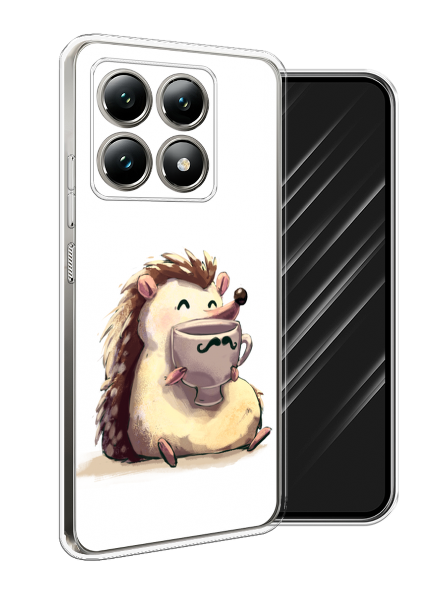 

Чехол Awog на Xiaomi 14T "Еж кофеман", Белый;коричневый;бежевый, 322850-1