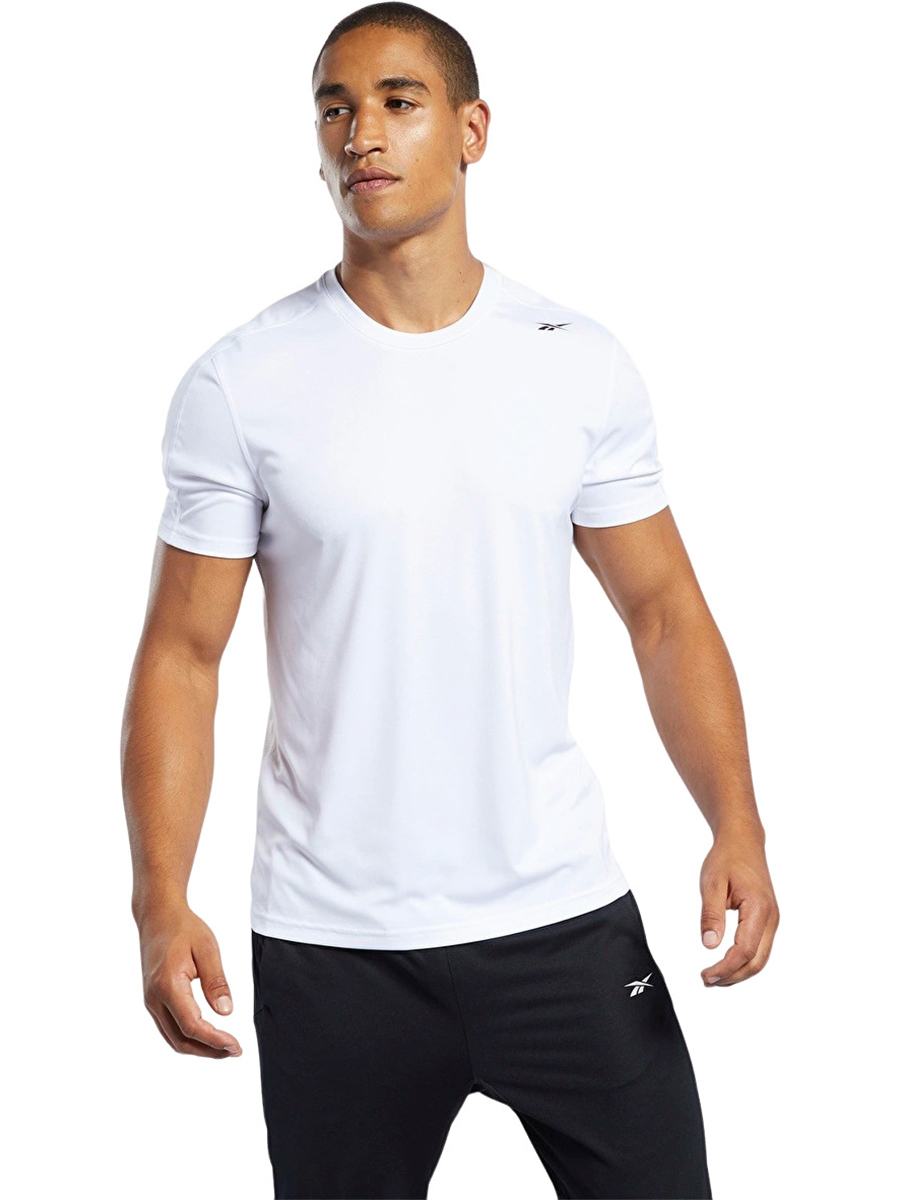 

Футболка мужская Reebok FP9097 белая S, FP9097