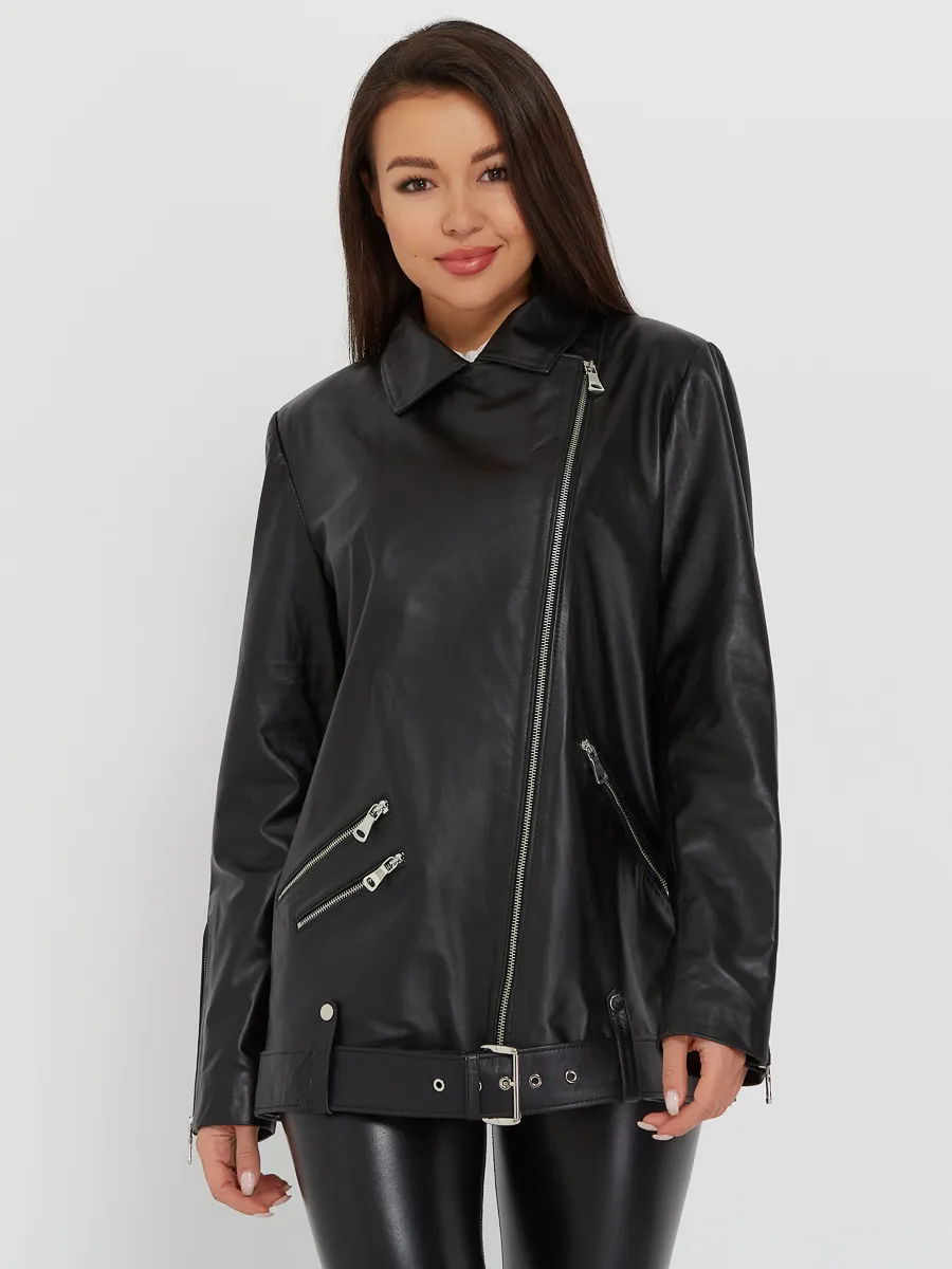 

Кожаная куртка женская Este'e exclusive Fur&Leather AVIATOR черная M, AVIATOR