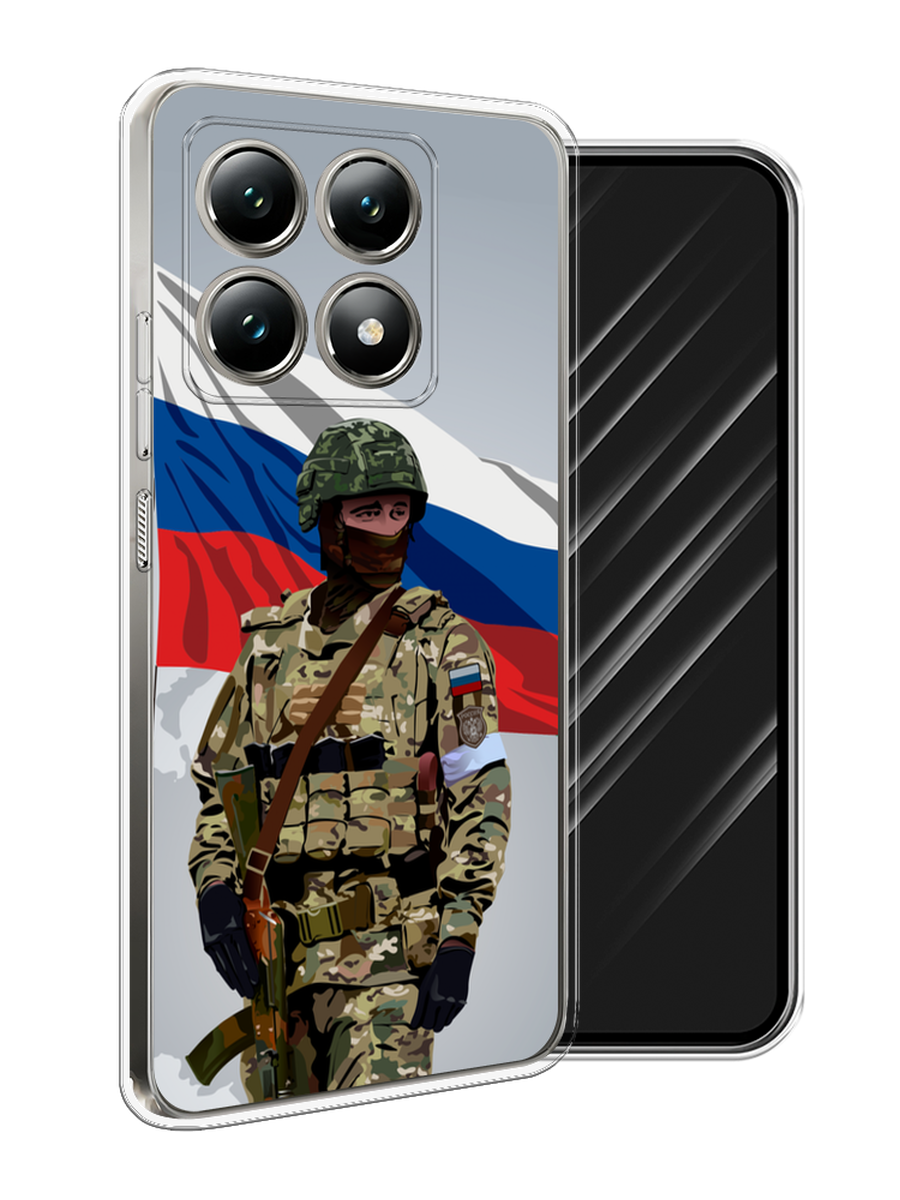

Чехол Awog на Xiaomi 14T "Солдат с флагом", Белый;синий;красный;зеленый, 322850-1
