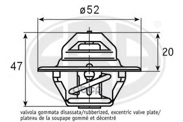 Термостат HyundaiMitsubishiMazda Era 350352 Era арт. 350352