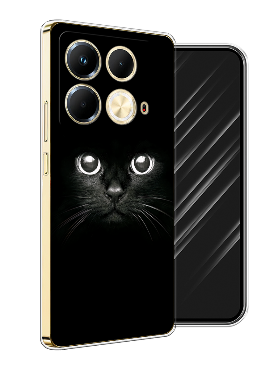 

Чехол Awog на Infinix Note 40 "Взгляд черной кошки", Черный;белый;серый, 3105850-1