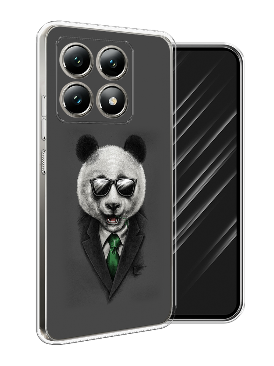 

Чехол Awog на Xiaomi 14T "Деловая панда", Серый;зеленый, 322850-1