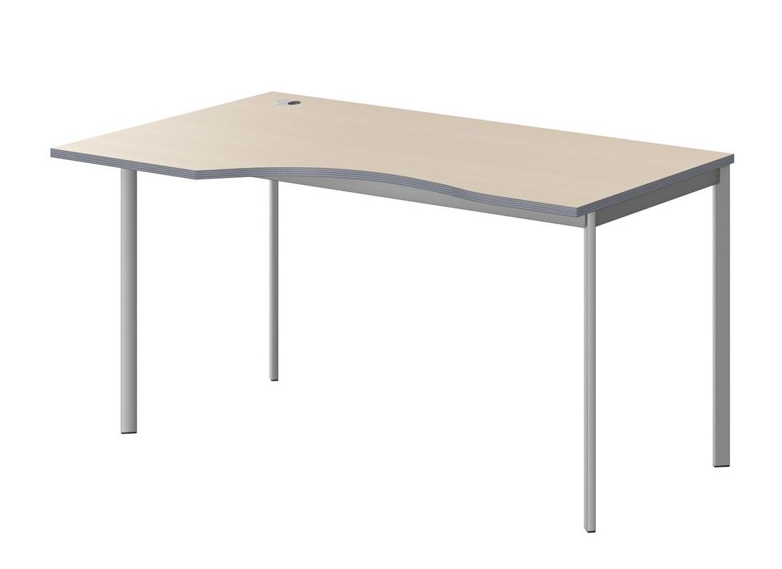 

Skyland Стол эргономичный левый IMAGO-S 140x90 см, клен мультиплекс/алюминий, Стол эргономичный левый IMAGO-S 140x90 см, клен мультиплекс/алюминий