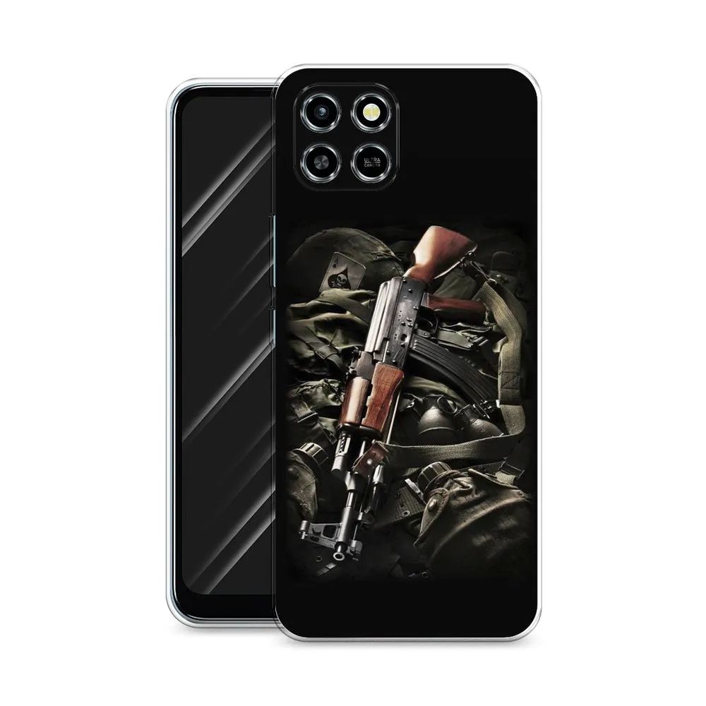 

Чехол Awog на Infinix Smart 6 HD "Автомат", Разноцветный, 3101650-5