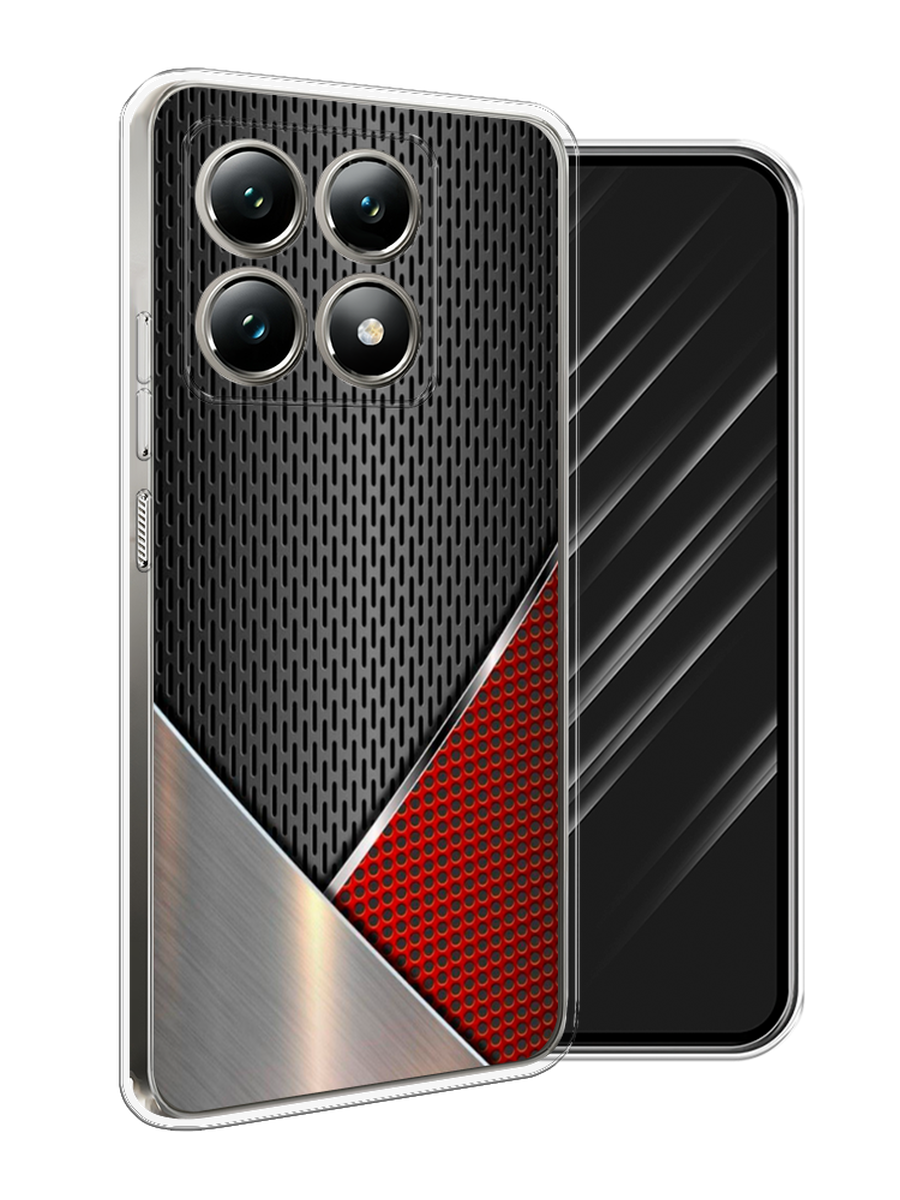 

Чехол Awog на Xiaomi 14T "Стальной металл", Черный;красный;серебристый, 322850-1