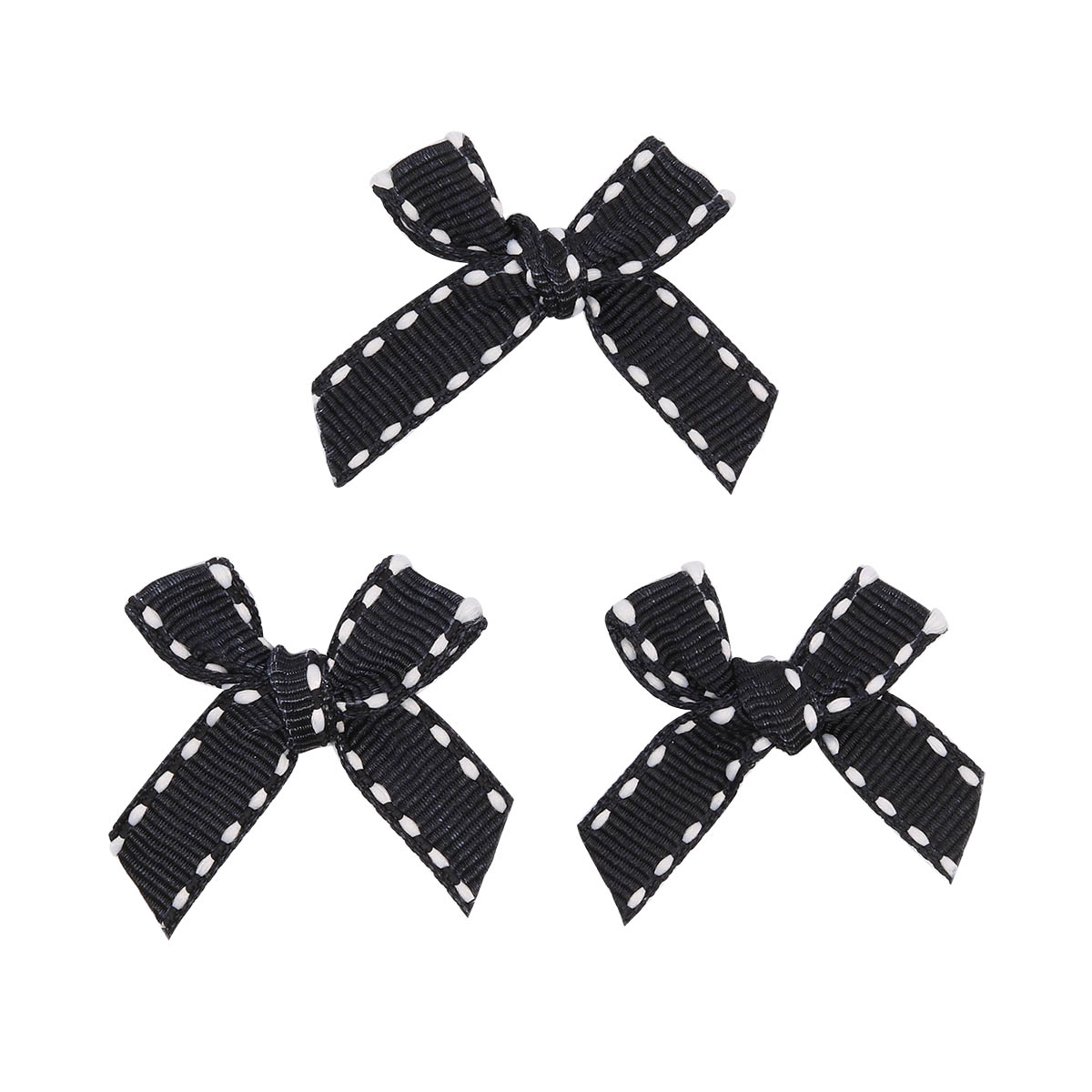 

AR517 Бантик пришивной 1см, 10шт (черный)