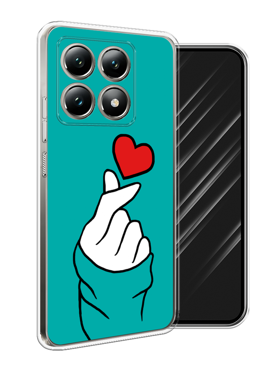 

Чехол Awog на Xiaomi 14T "Маленькое сердечко", Голубой;белый;красный, 322850-1