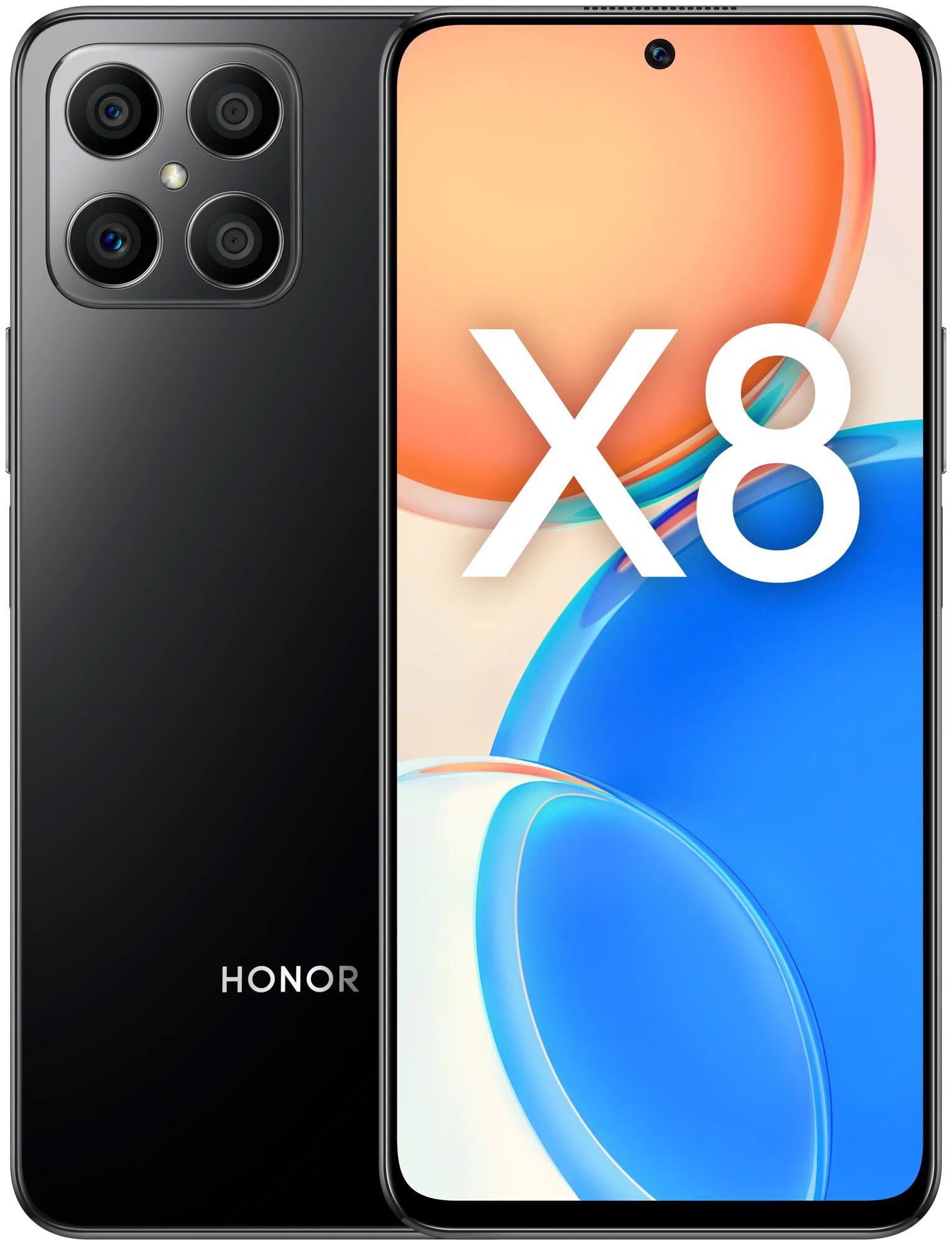 

Смартфон Honor Honor X8 128 ГБ, черный, Honor X8