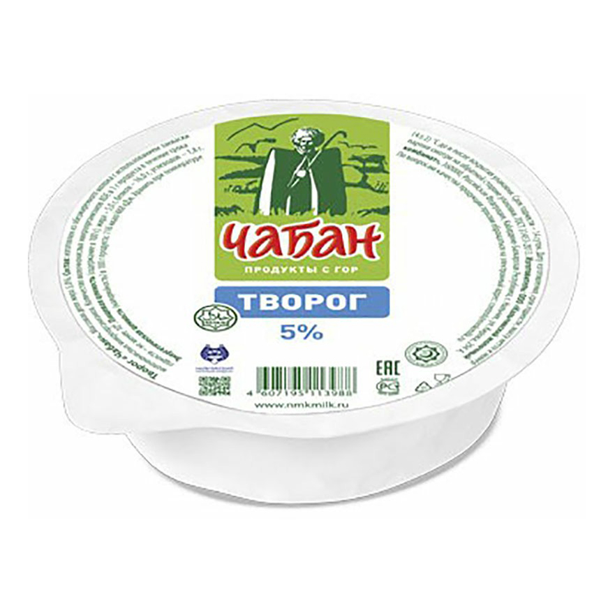 

Творог рассыпчатый Чабан 5% БЗМЖ 500 г