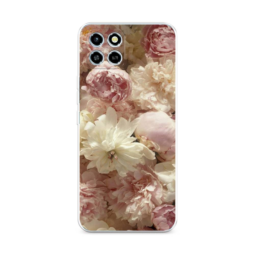 

Чехол Awog на Infinix Smart 6 HD "Пионы светлые", 3101650-8