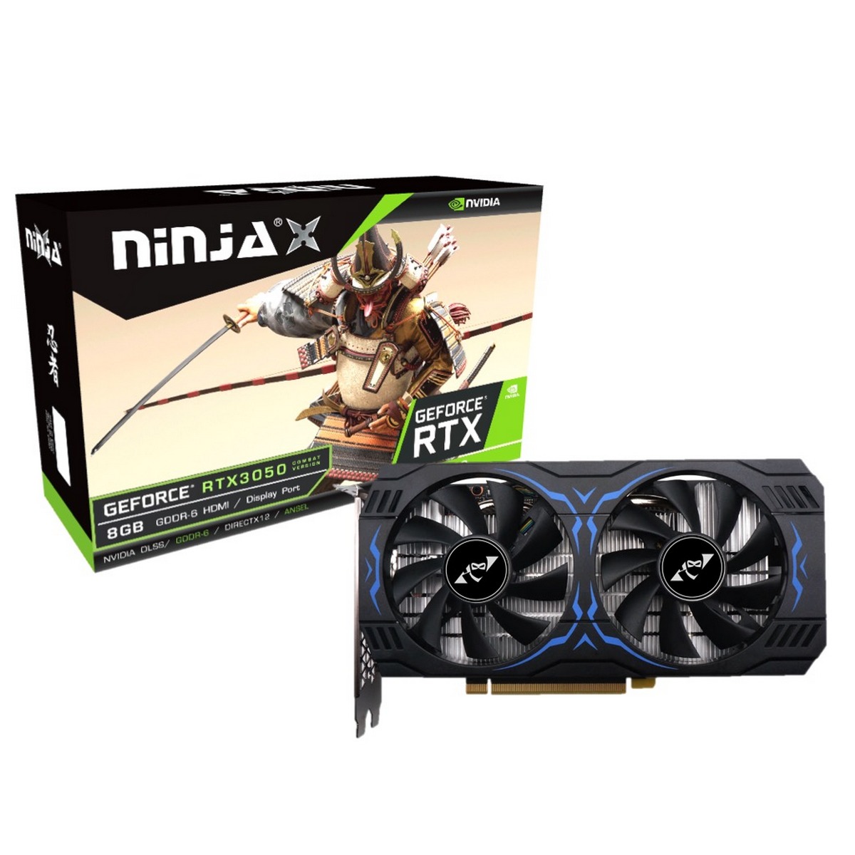 

Видеокарта Ninja (Sinotex) NVIDIA RTX3050 (NK305FG86F), RTX3050