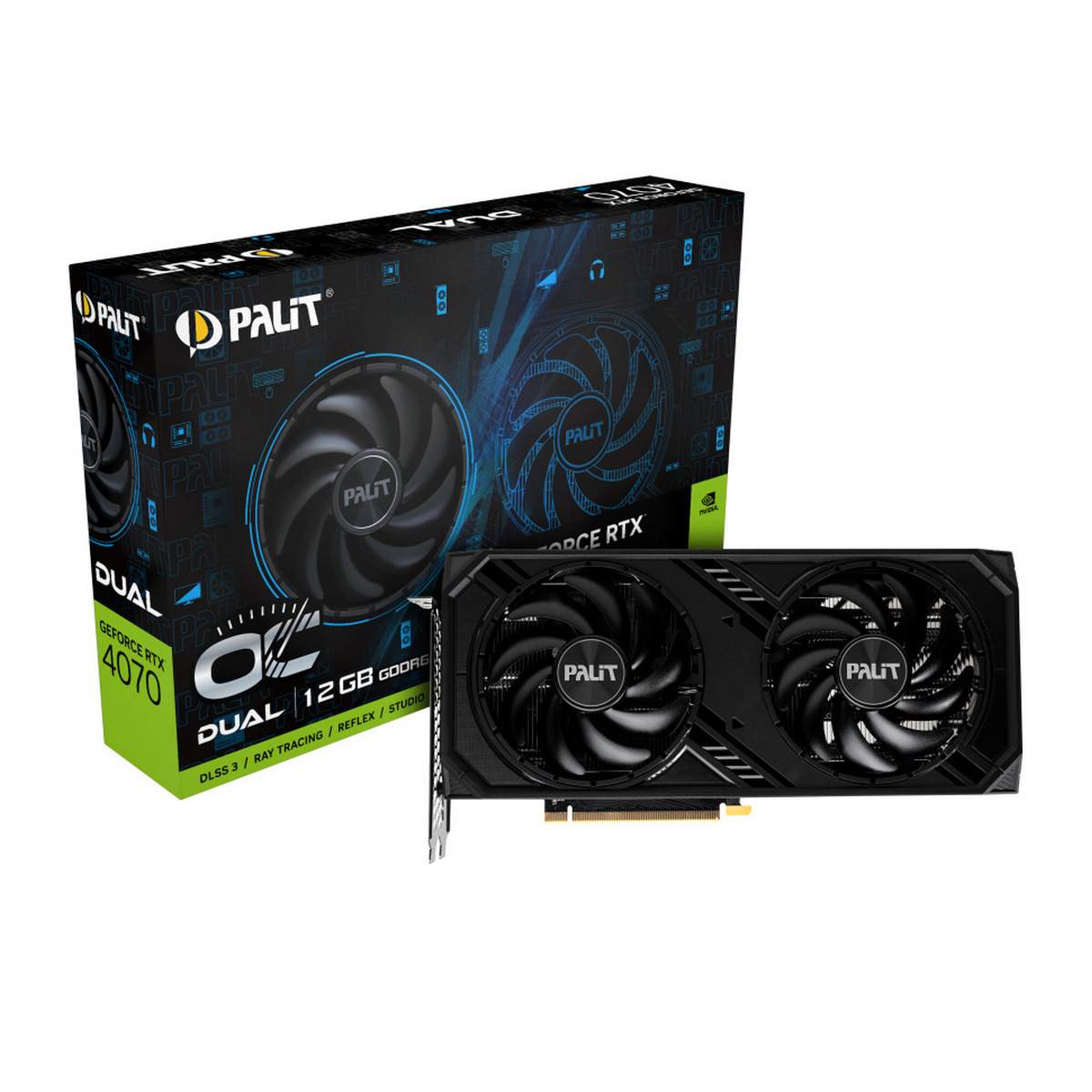 

Видеокарта Palit NVIDIA RTX4070 (NE64070S19K9-1048D), RTX4070