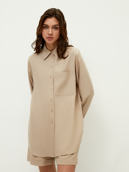 

Рубашка женская ZARINA 2265120320 бежевая XL, 2265120320