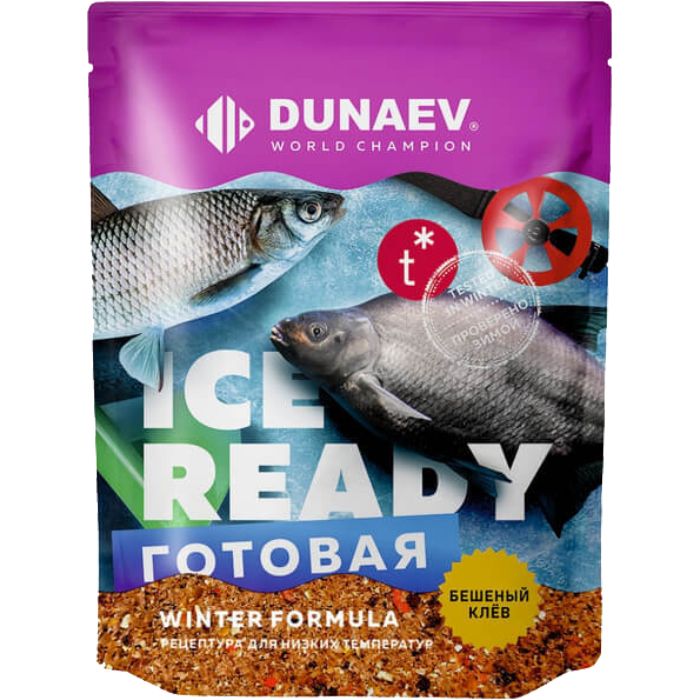 Прикормка рыболовная Dunaev Ice Ready Универсальная 1 упаковка