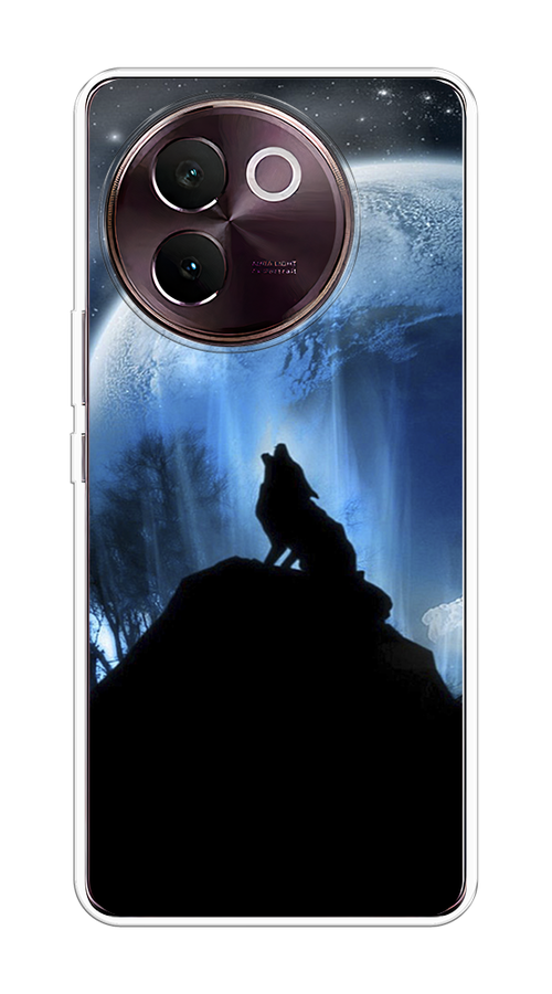 

Чехол на Vivo V30e "Волк 2", Синий;черный;белый, 2610550-1