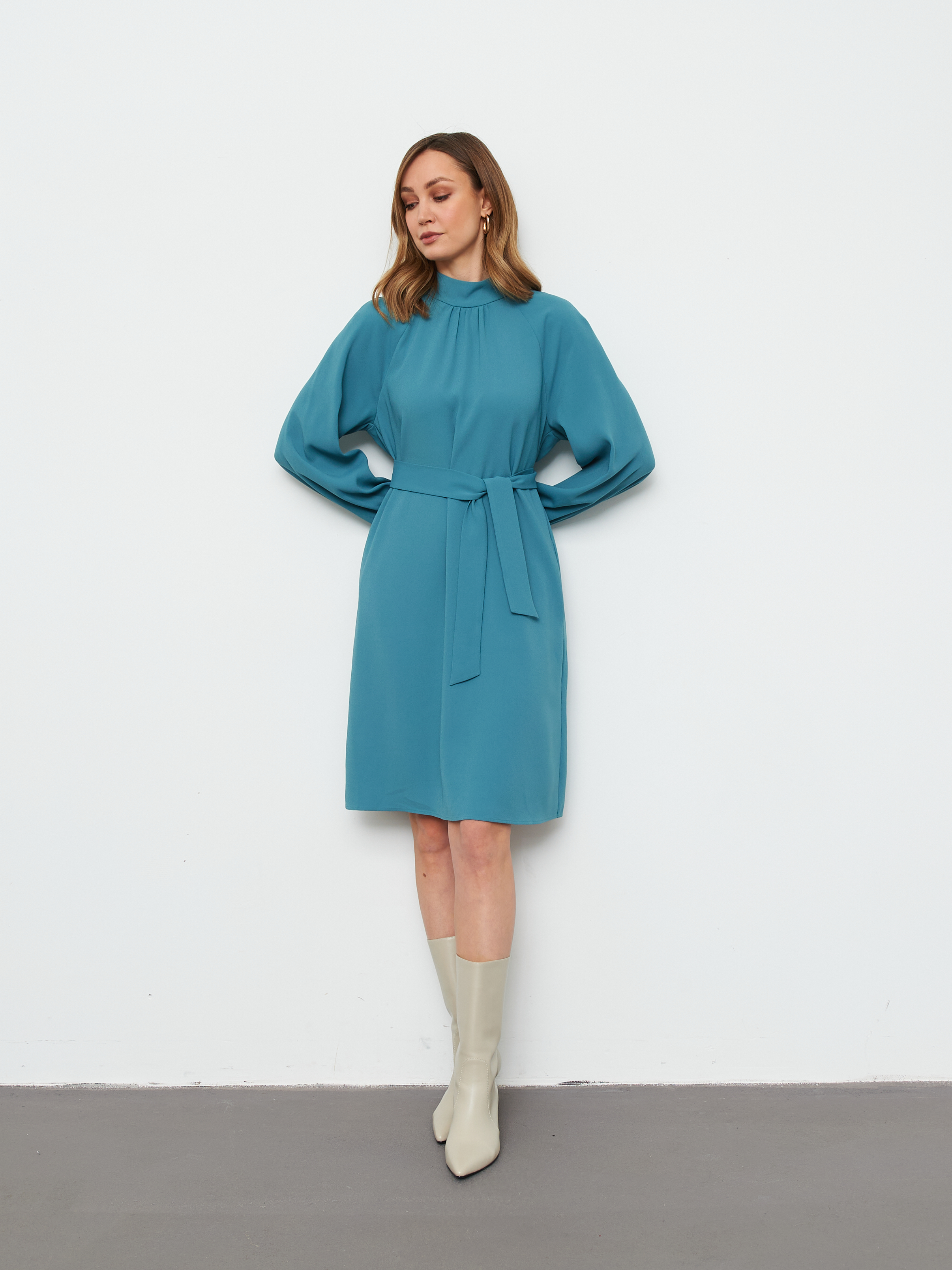 Платье женское Gerry Weber 280036-31527-50943 бирюзовое 36 EU