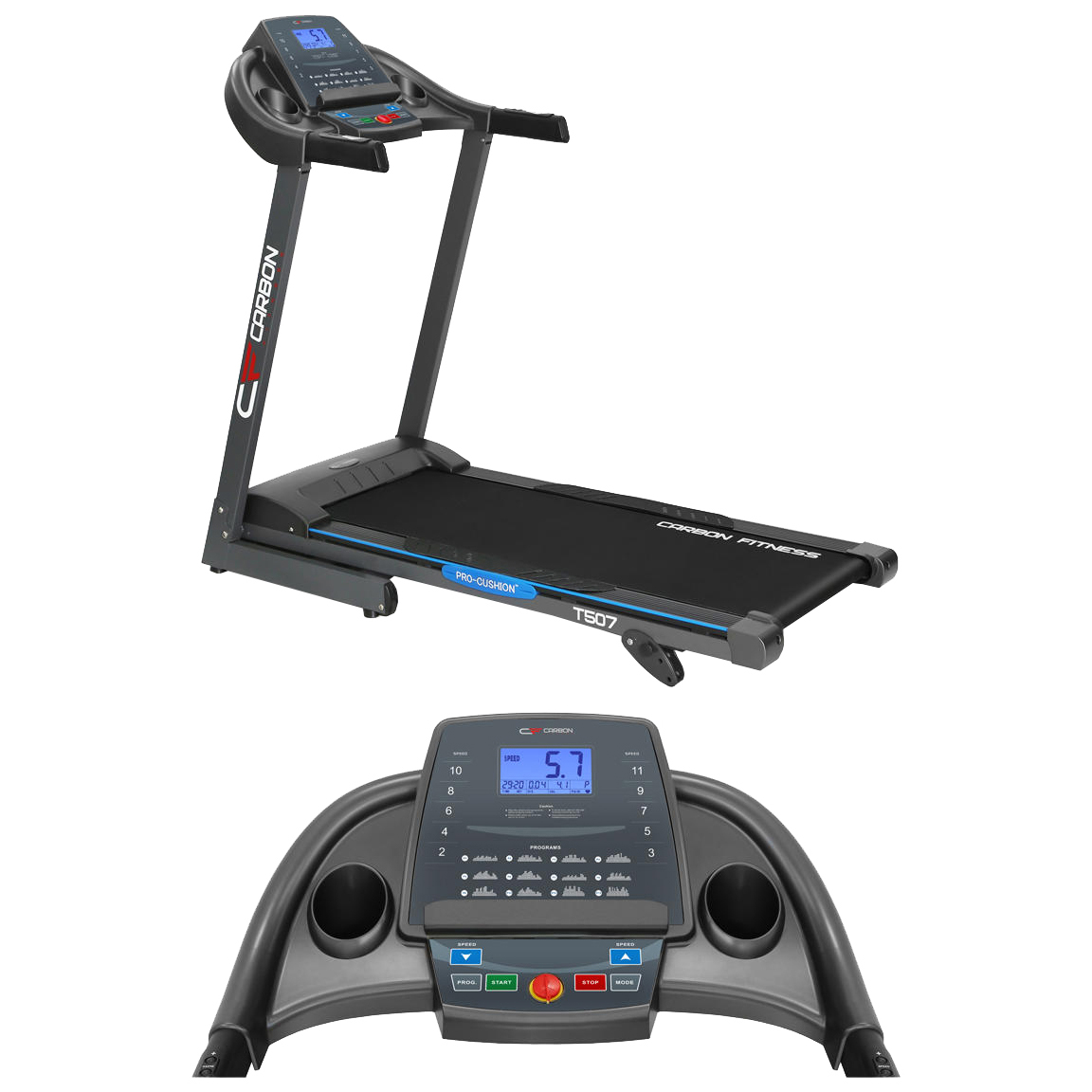 фото Беговая дорожка oxygen fitness carbon t507