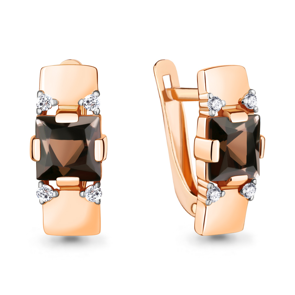 

Серьги из серебра с кварцем Aquamarine Aquamarine 4926601А_925_з, 4926601А_925_з