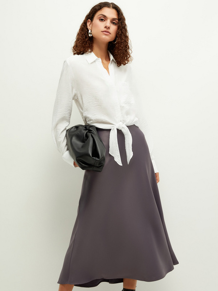 

Юбка женская ZARINA 2163205205 серая 2XL, 2163205205
