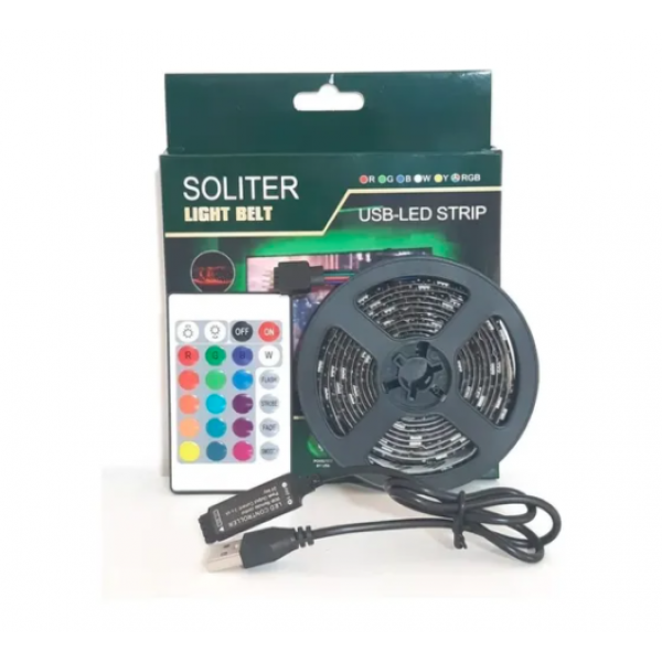 Светодиодная лента Soliter Light Belt USB-LED Strip 2 м 00000105340