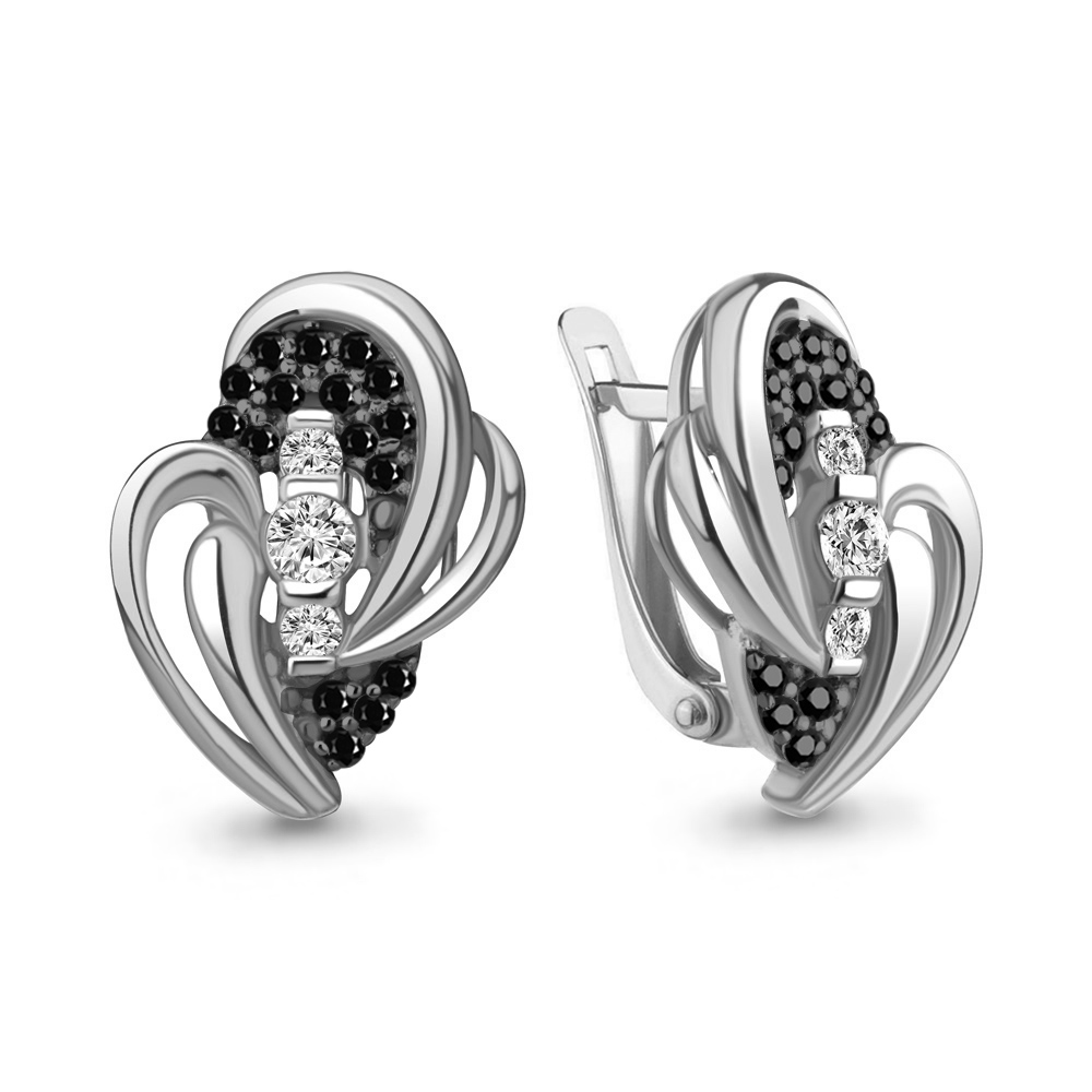 

Серьги из серебра с фианитом Aquamarine Aquamarine 49257АЧ_925_р, 49257АЧ_925_р