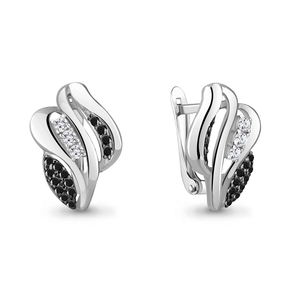 

Серьги из серебра с фианитом Aquamarine Aquamarine 49256АЧ_925_р, 49256АЧ_925_р