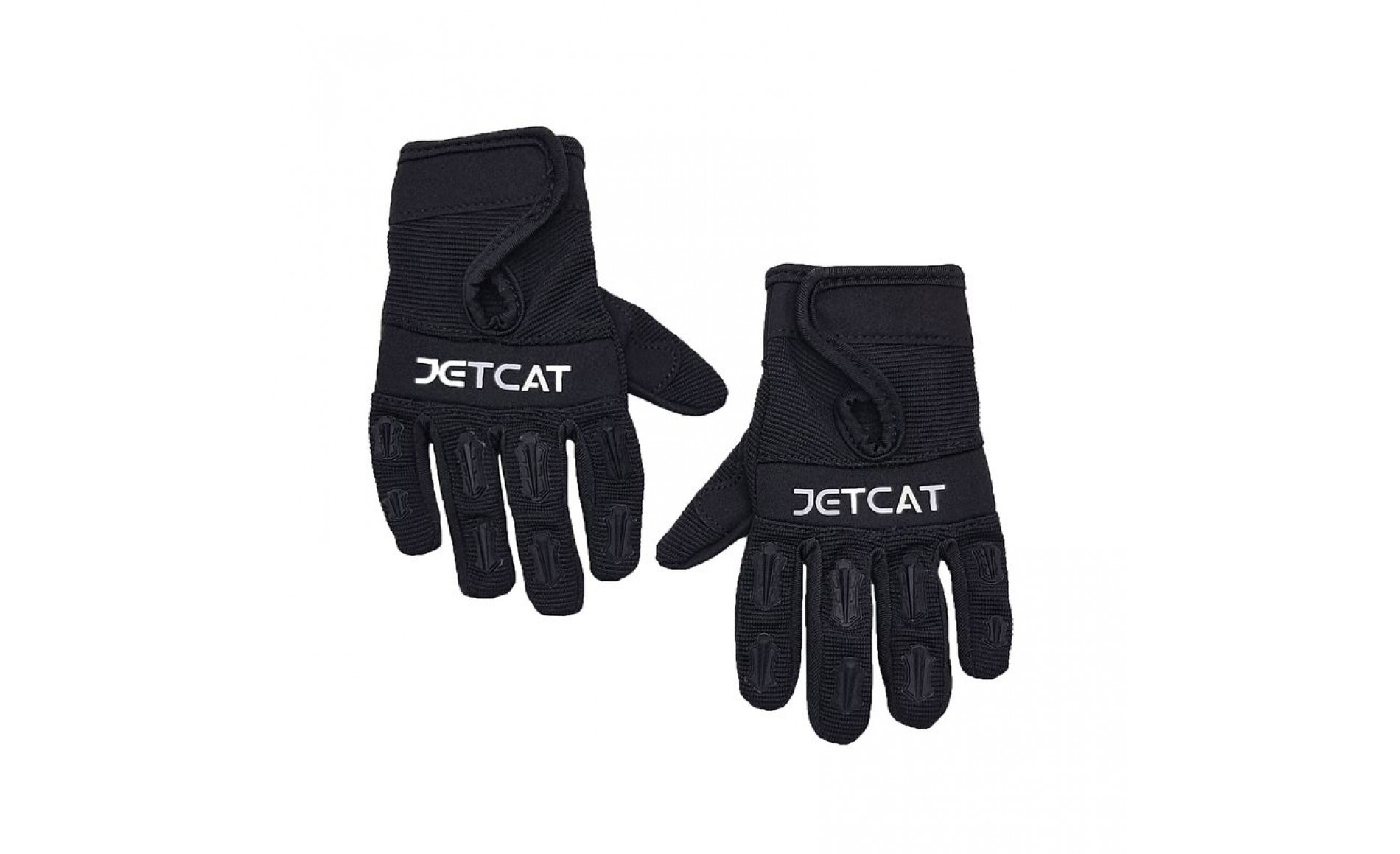 Перчатки JetCat Pro M (Длинные пальцы) (чёрные/чёрные)