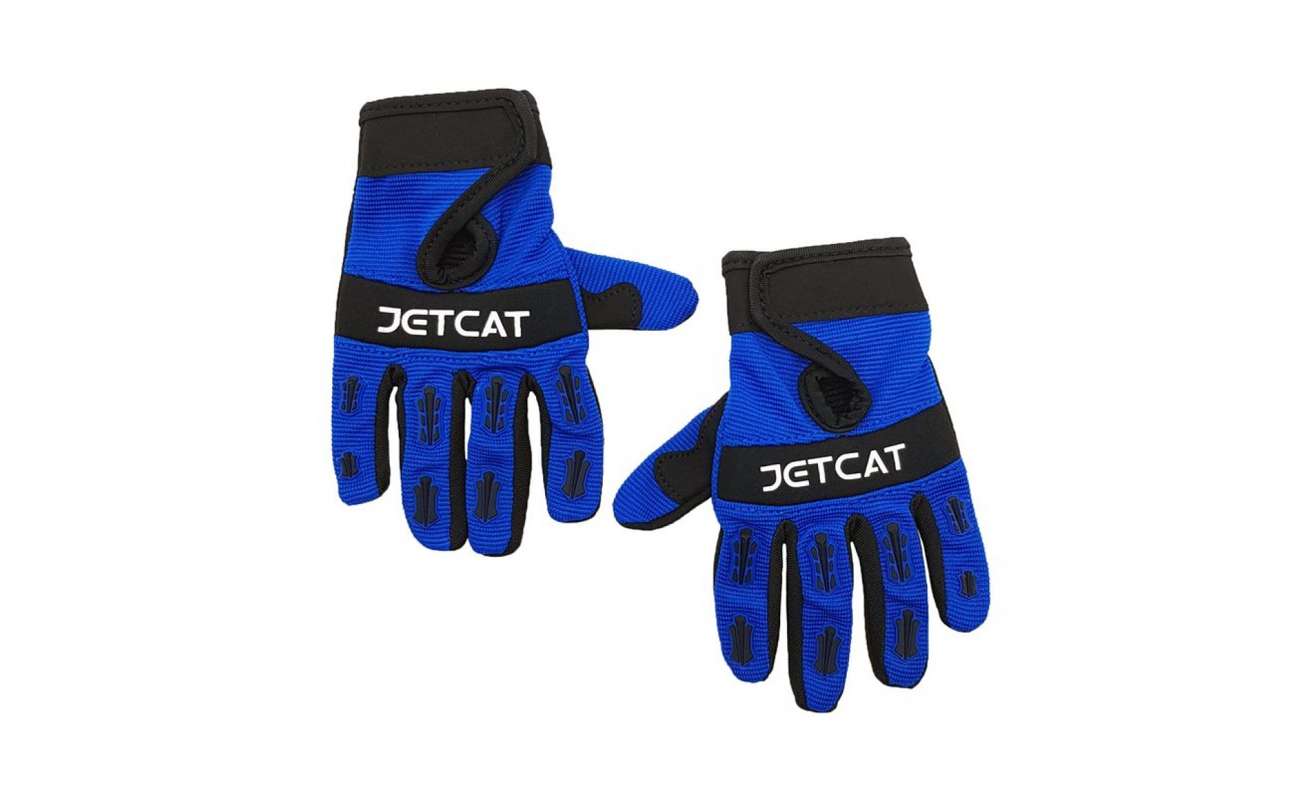 Перчатки JetCat Pro M (Длинные пальцы) (синие/чёрные)