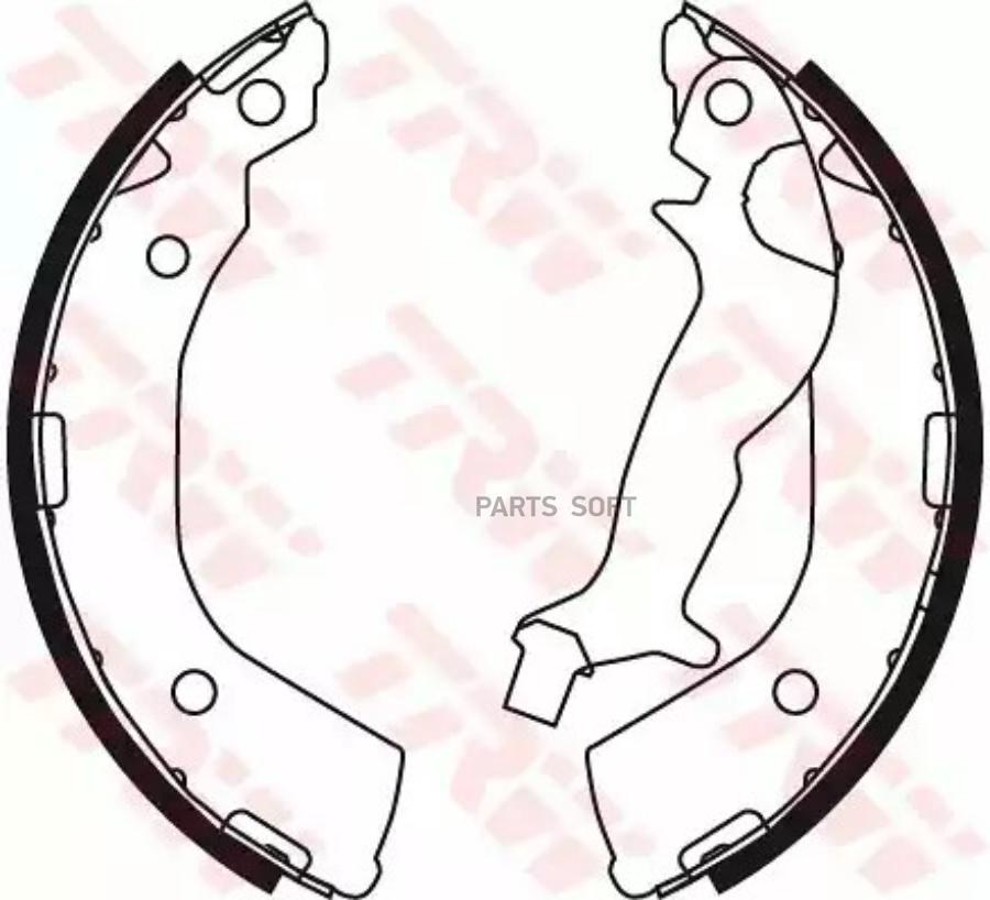 

Колодки Тормозные Барабан. Hyundai Getz 2002 - 2009 TRW арт. GS8737