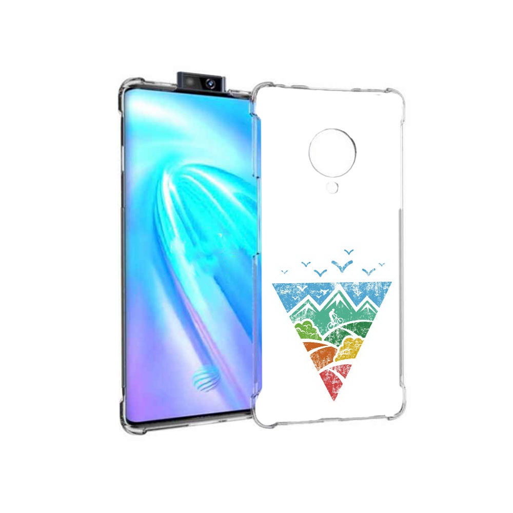 

Чехол MyPads Tocco для Vivo NEX 3 Лес земля море чайки (PT136035.381.105), Прозрачный, Tocco