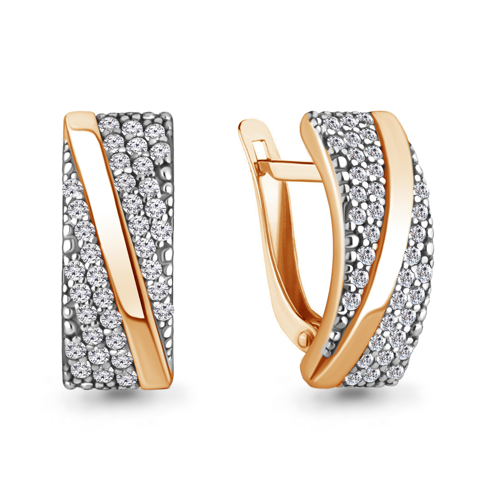

Серьги из серебра с фианитом Aquamarine Aquamarine 49238А_925_з, 49238А_925_з