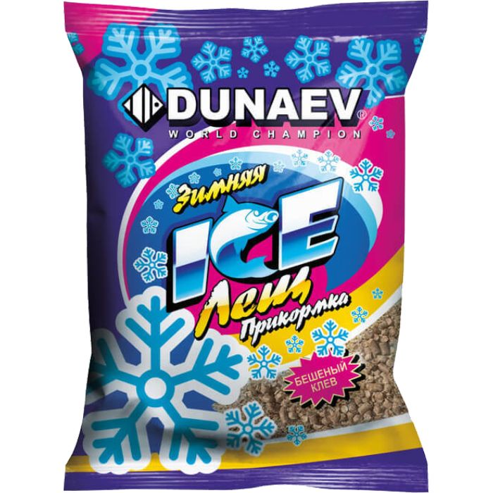 Прикормка рыболовная Dunaev Ice Классика гранулы Лещ 1 упаковка