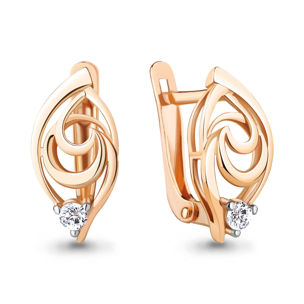

Серьги из серебра с фианитом Aquamarine Aquamarine 49234А_925_з, 49234А_925_з