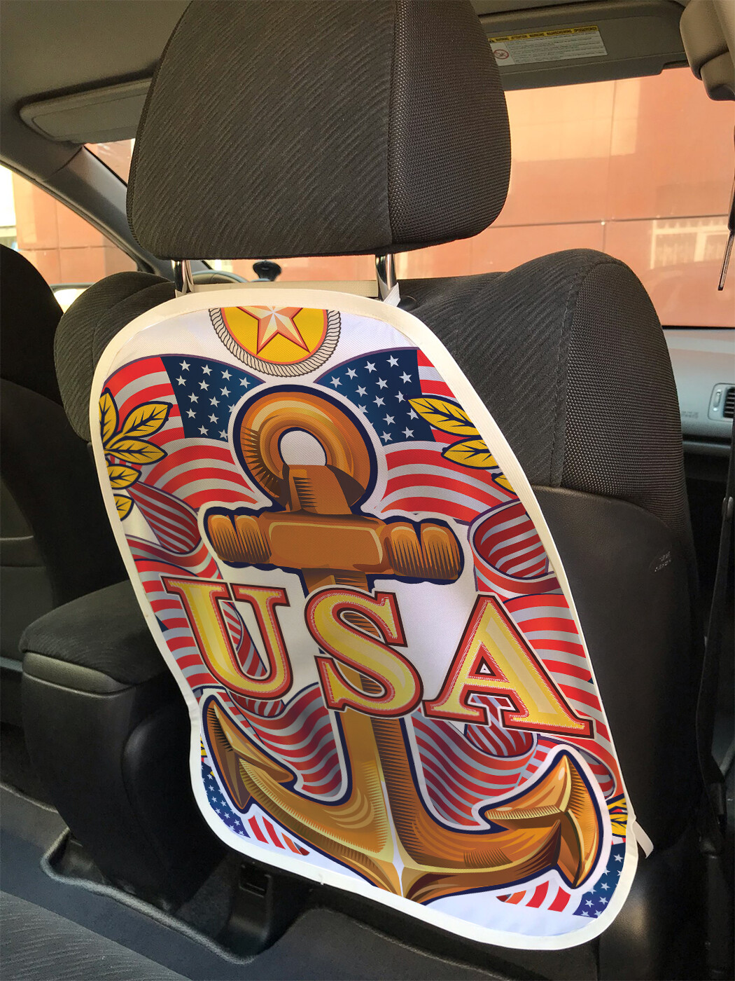 

Накидка на спинку сиденья JoyArty Якорь США, 45х62, Якорь США